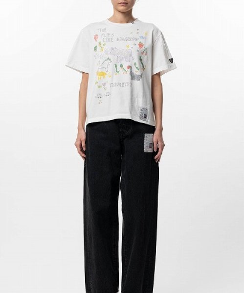 画像3: Maison MIHARA YASUHIRO キッズドゥードゥルプリントTシャツ (3)
