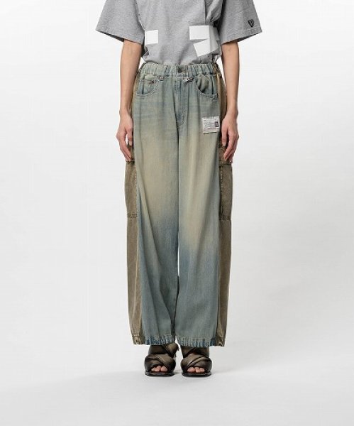 画像1: Maison MIHARA YASUHIRO フロントバック コンバインド デニム パンツ (1)