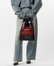 画像4: Maison MIHARA YASUHIRO Video Rental Print Leather Shopping Bag (4)