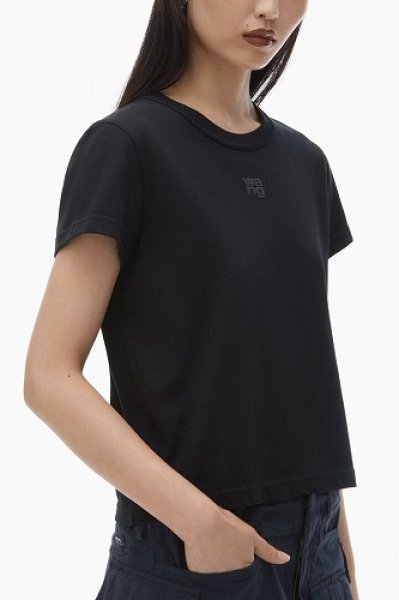 画像3: alexanderwang パフロゴ コットンジャージー Tシャツ (3)