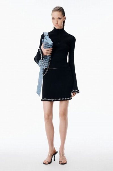 画像6: alexanderwang ロングスリーブ ラッフルヘム タートルネック (6)