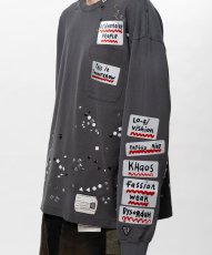 画像7: Maison MIHARA YASUHIRO Embellished Sticker Long Sleeve T-shirt (7)