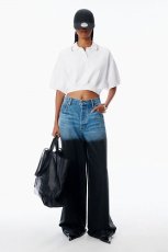 画像5: alexanderwang クロップド シンチ コットンポロ (5)