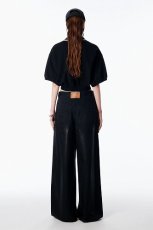 画像4: alexanderwang クロップド シンチ コットンポロ (4)