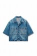 画像1: alexanderwang クロップド デニムシャツ (1)