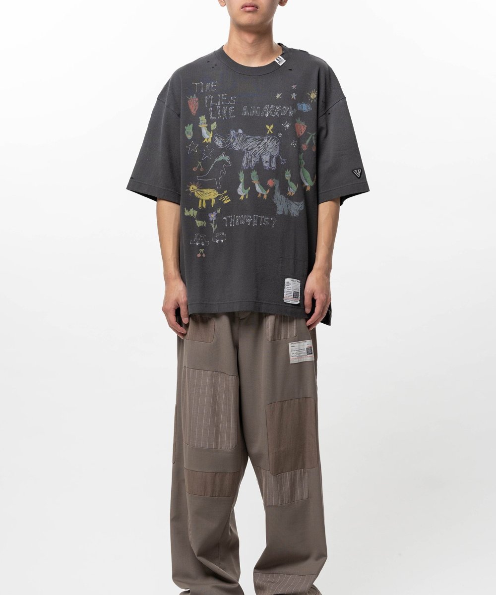 画像1: Maison MIHARA YASUHIRO Kids Doodle Printed T-shirt (1)