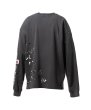 画像2: Maison MIHARA YASUHIRO Embellished Sticker Long Sleeve T-shirt (2)