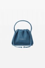 画像1: alexanderwang Ryan スモール リフレクティブ ニットバッグ (1)