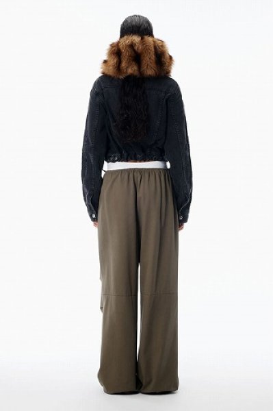 画像3: alexanderwang アレキサンダーワン ミッドライズ トラックパンツ (3)