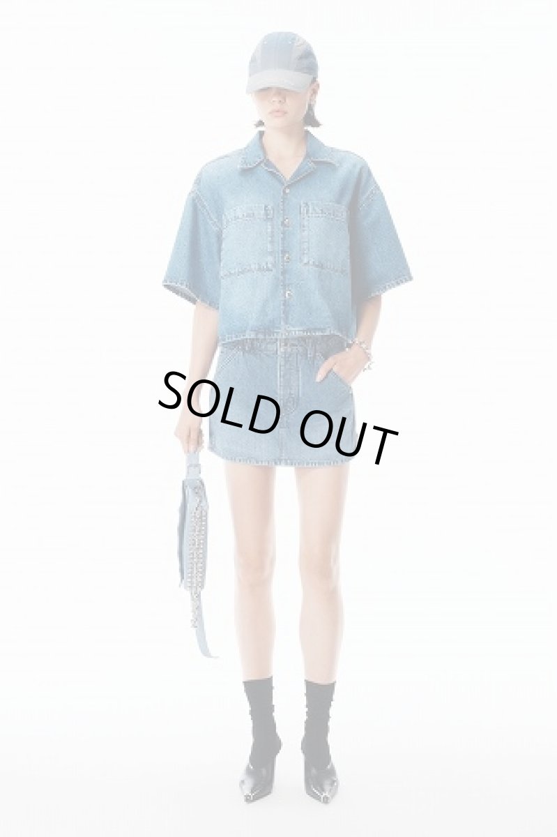 画像5: alexanderwang クロップド デニムシャツ (5)