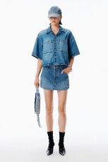 画像5: alexanderwang クロップド デニムシャツ (5)