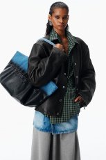 画像3: alexanderwang Ryan Punch コーティングデニム ラージトート (3)