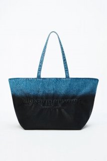 正規取扱店販売品】alexanderwang エイジドグレーデニム バイトロゴ
