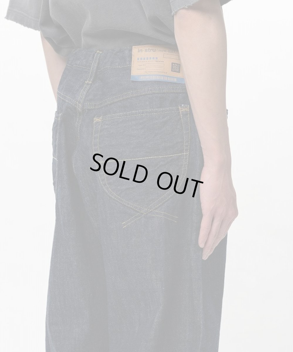画像6: in・stru(men-tal). MIHARA YASUHIRO / One Washed Selvage Denim Baggy Pants (6)