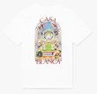 画像1: CASABLANCA White Tennis Landscape Short Sleeve T‑Shirt (1)