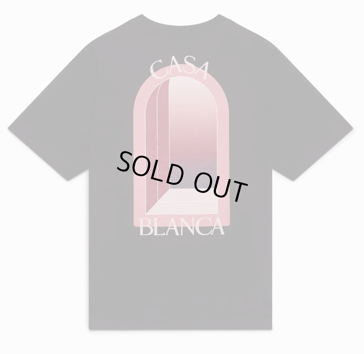 画像1: CASABLANCA Black & Pink Arches Short Sleeve T‑Shirt (1)