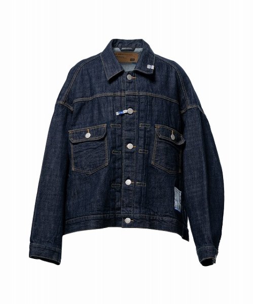 画像1: in・stru(men-tal). MIHARA YASUHIRO / One Washed Selvage Denim Jacket (1)