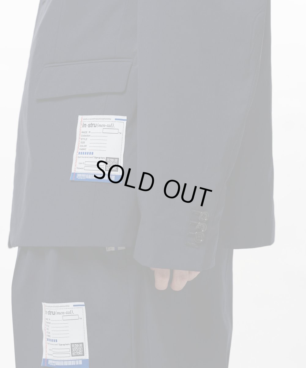 画像6: in・stru(men-tal). MIHARA YASUHIRO / W/R Taffeta Tailored Jacket (6)