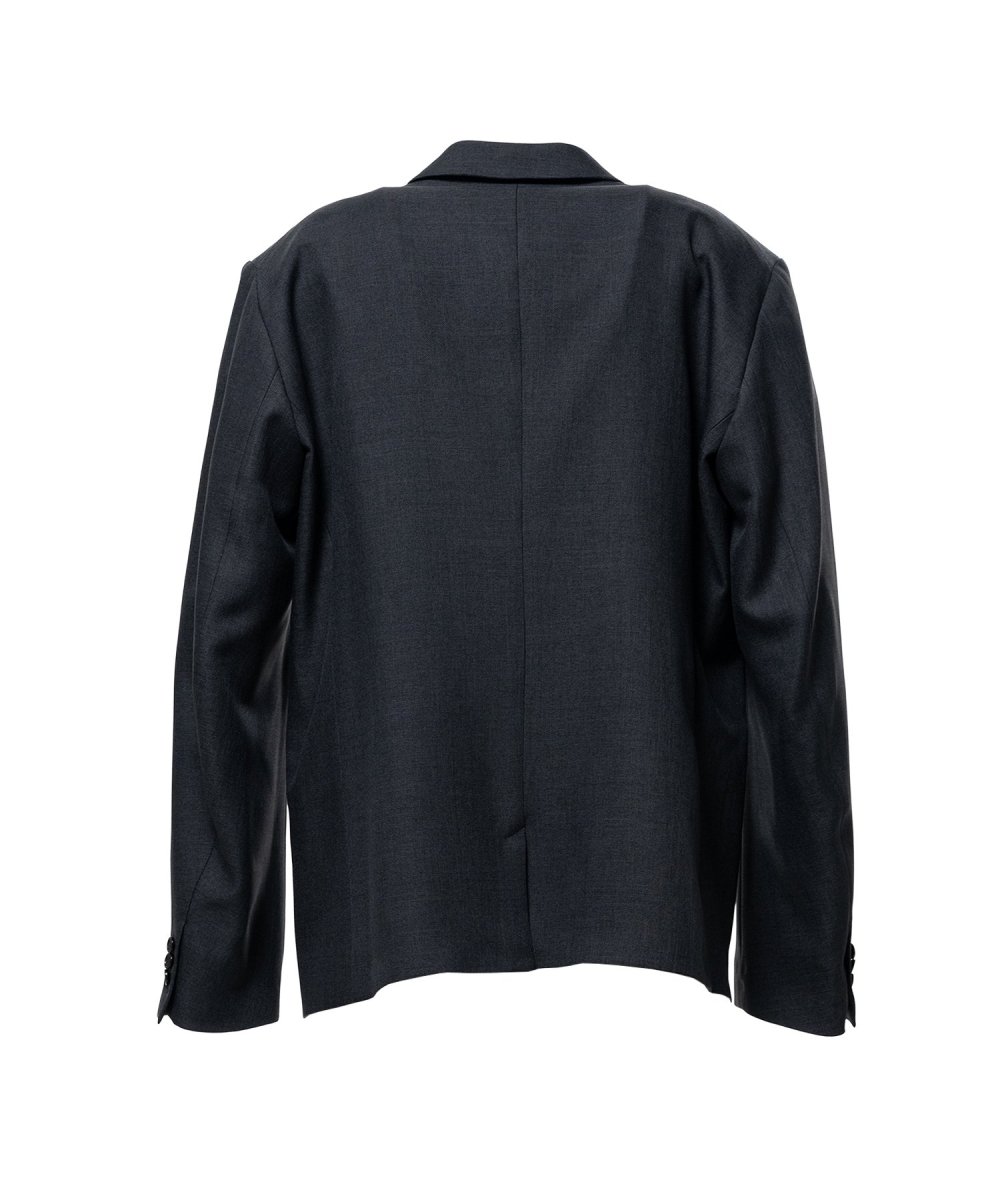 画像2: in・stru(men-tal). MIHARA YASUHIRO / Sharkskin Wool Tailored Jacket (2)