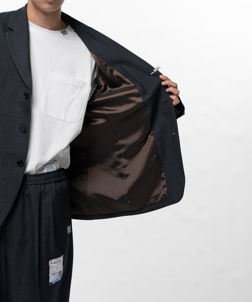 画像8: in・stru(men-tal). MIHARA YASUHIRO / Sharkskin Wool Tailored Jacket (8)