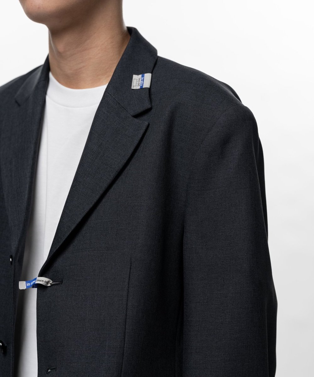 画像9: in・stru(men-tal). MIHARA YASUHIRO / Sharkskin Wool Tailored Jacket (9)