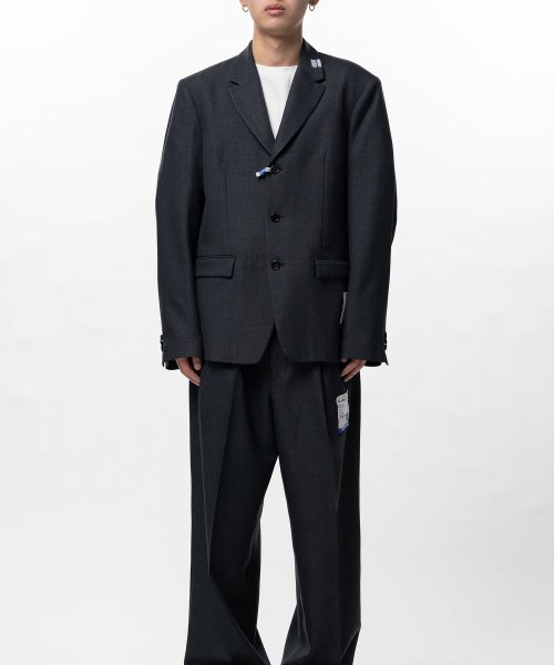 画像3: in・stru(men-tal). MIHARA YASUHIRO / Sharkskin Wool Tailored Jacket (3)