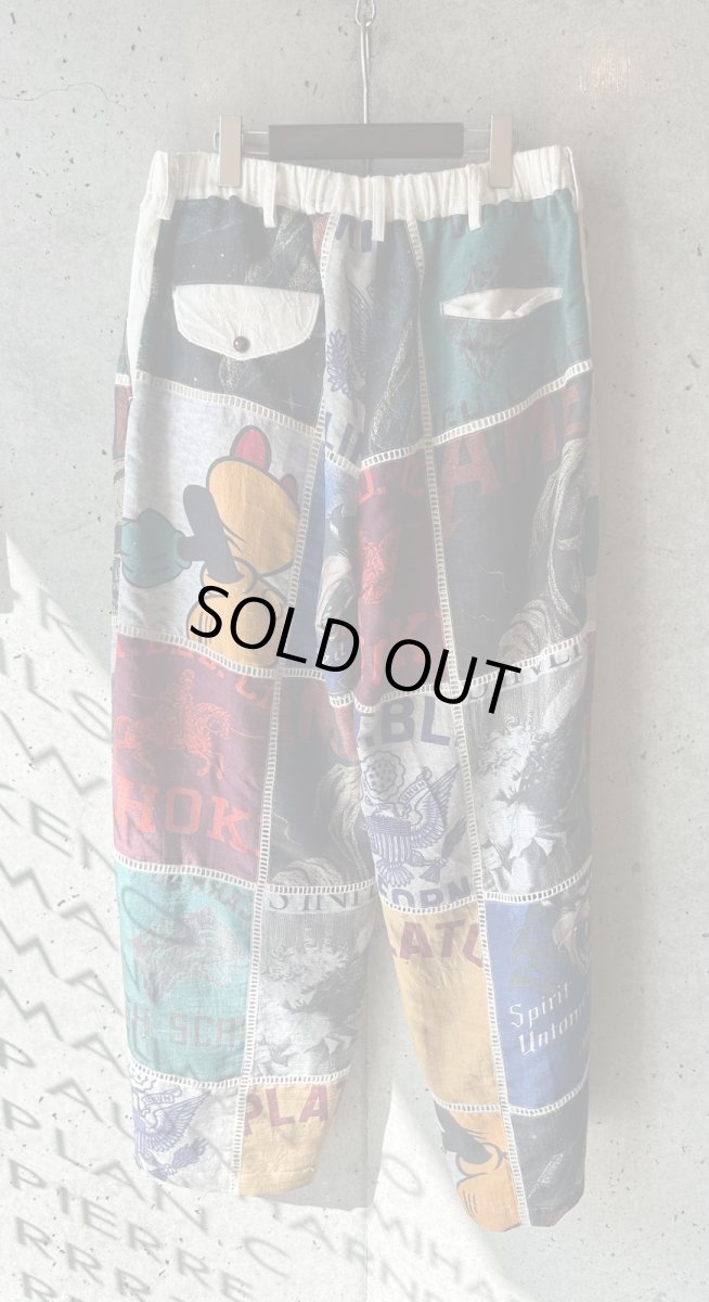 画像2: KHOKI コッキ Patchworked Silk Pants (2)