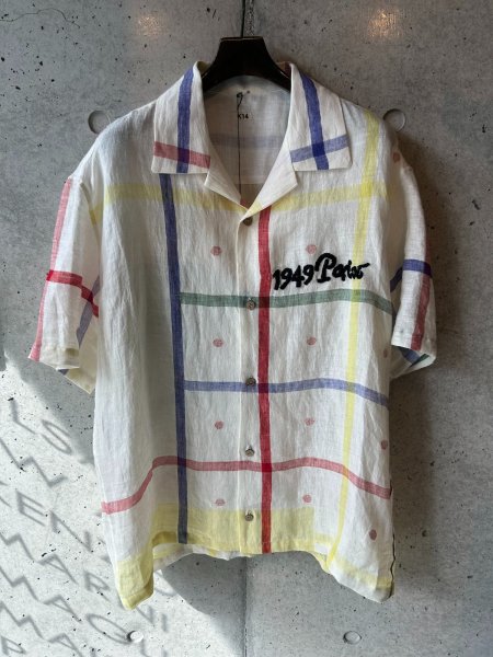 画像1: KHOKI コッキ  Linen Shirt (1)