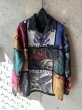 画像1: KHOKI コッキ Patchworked Silk Shirt (1)