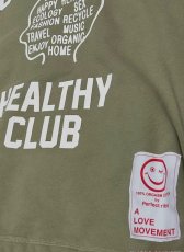 画像3: 【Perfect ribs®︎×A LOVE MOVEMENT】"CALIFORNIA HEALTHY CLUB" Coach jacket / Army Green (3)