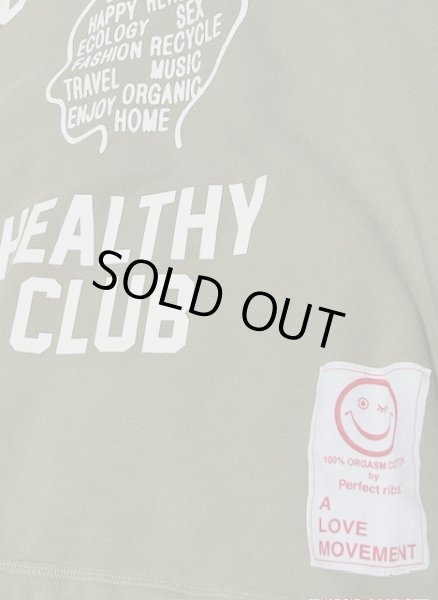 画像3: 【Perfect ribs®︎×A LOVE MOVEMENT】"CALIFORNIA HEALTHY CLUB" Coach jacket / Army Green (3)