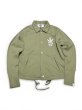 画像1: 【Perfect ribs®︎×A LOVE MOVEMENT】"CALIFORNIA HEALTHY CLUB" Coach jacket / Army Green (1)