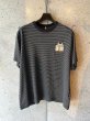 画像1: KHOKI コッキ  Hand-Embroidered Stripe T-Shirt (1)