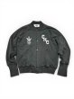 画像1: 【Perfect ribs®︎×A LOVE MOVEMENT】"CALIFORNIA HEALTHY CLUB" Award jacket / Fade Black (1)