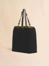 画像3: MARNI  ブラック テクニカルファブリック製トートバッグ (3)