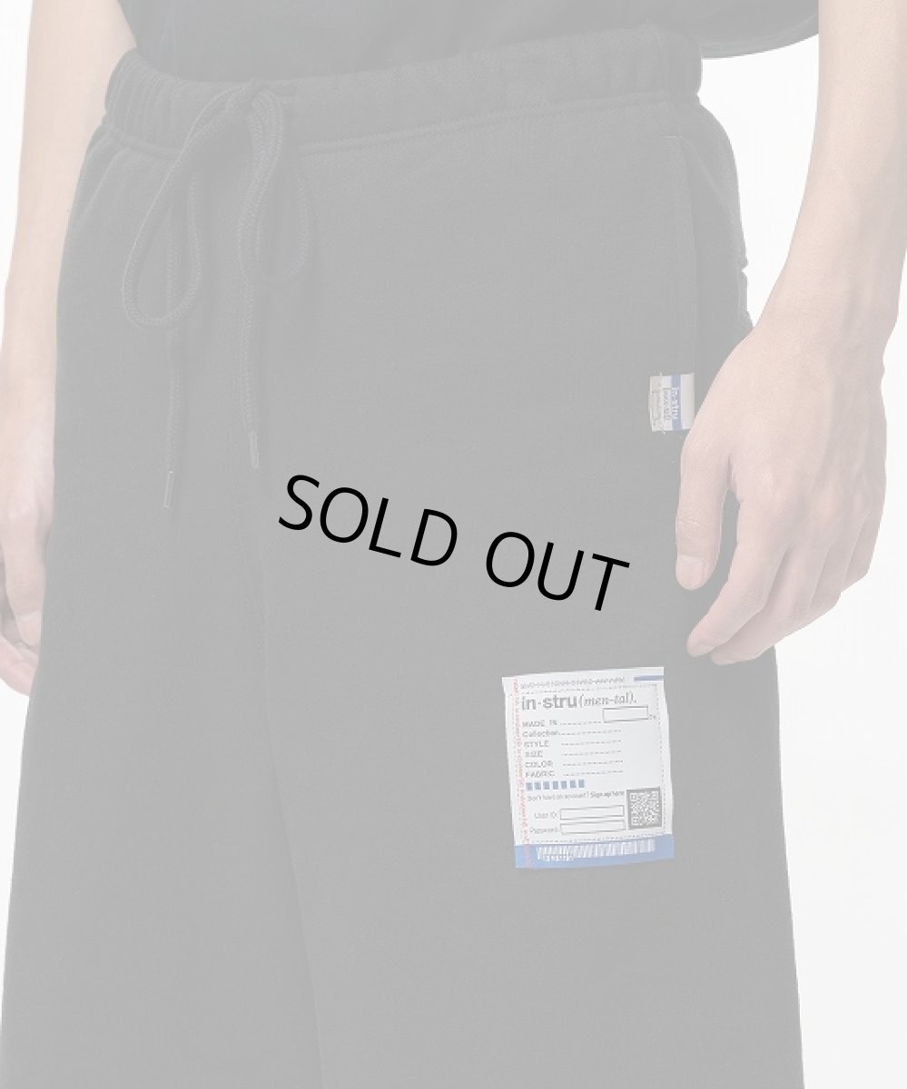 画像3: in・stru(men-tal). MIHARA YASUHIRO / French Terry Sweat Shorts BLACK (3)