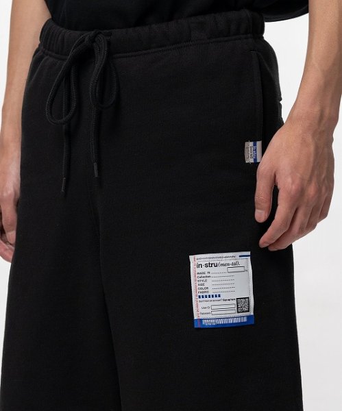 画像3: in・stru(men-tal). MIHARA YASUHIRO / French Terry Sweat Shorts BLACK (3)