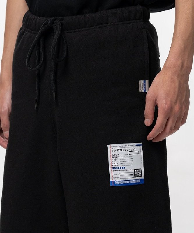 画像3: in・stru(men-tal). MIHARA YASUHIRO / French Terry Sweat Shorts BLACK (3)