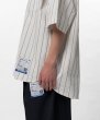 画像4: in・stru(men-tal). MIHARA YASUHIRO / Cotton High Density Stripe Short-sleeve Shirt WHITE (4)