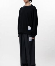 画像4: in・stru(men-tal). MIHARA YASUHIRO / High Gauge Knit Sweater Black (4)