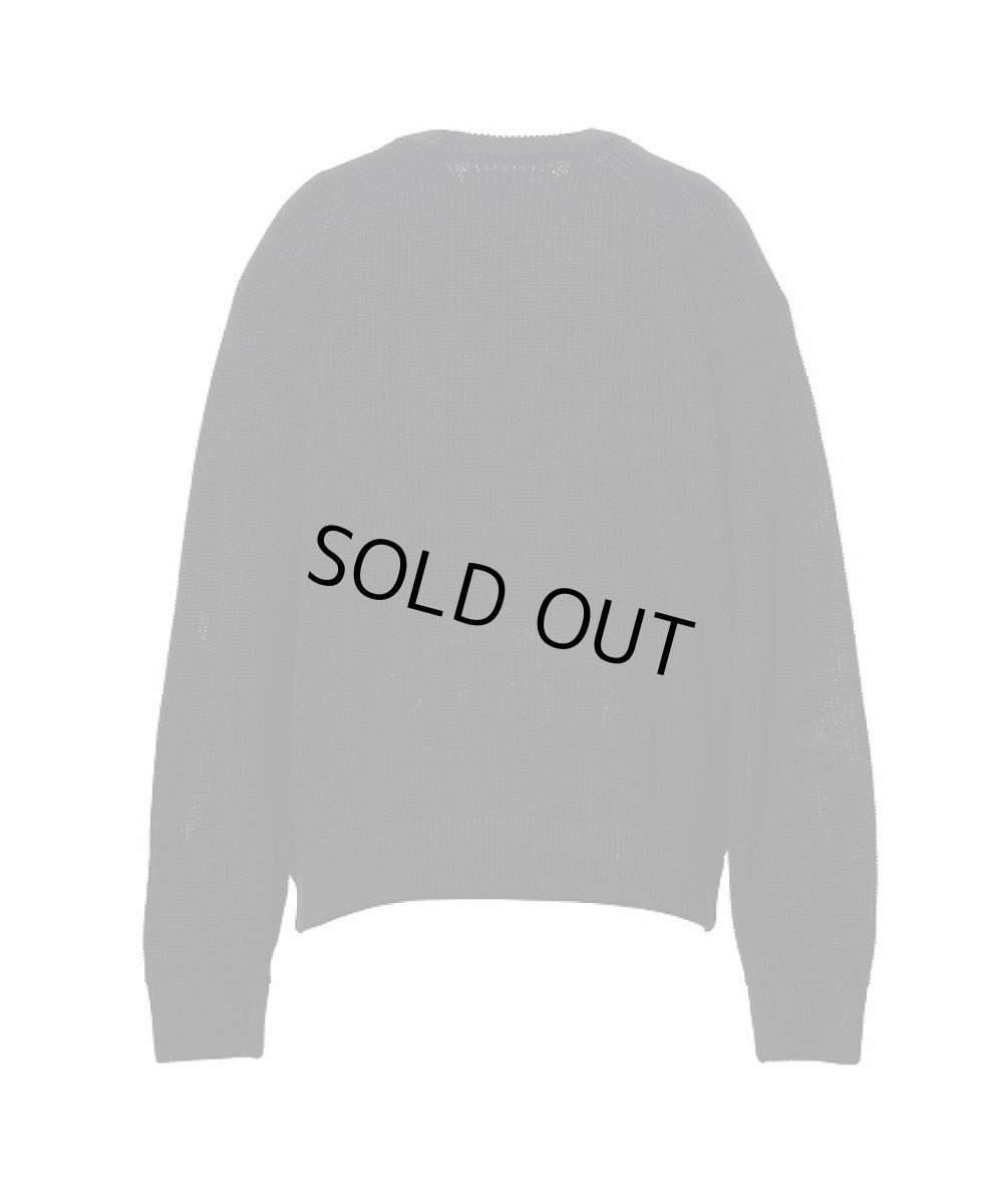 画像2: in・stru(men-tal). MIHARA YASUHIRO /Cotton High Density Knit Sweater Black (2)
