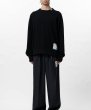 画像3: in・stru(men-tal). MIHARA YASUHIRO / High Gauge Knit Sweater Black (3)