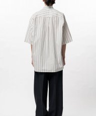 画像5: in・stru(men-tal). MIHARA YASUHIRO / Cotton High Density Stripe Short-sleeve Shirt WHITE (5)