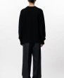 画像5: in・stru(men-tal). MIHARA YASUHIRO /Cotton High Density Knit Sweater Black (5)