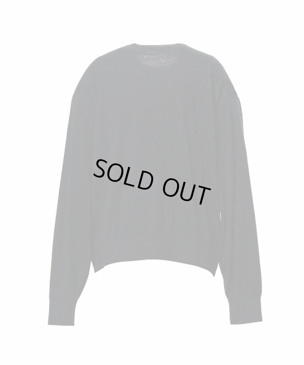 画像2: in・stru(men-tal). MIHARA YASUHIRO / High Gauge Knit Sweater Black (2)