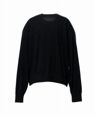 画像2: in・stru(men-tal). MIHARA YASUHIRO / High Gauge Knit Sweater Black (2)