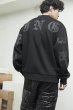 画像5: THE SWINGGGR / HALF ZIP SWEAT PULLOVER : BLACK (5)