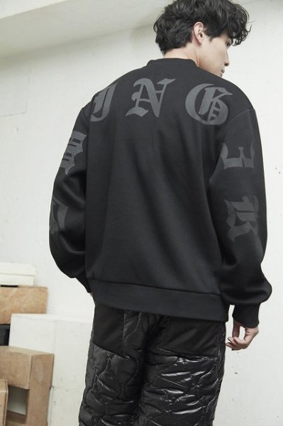 画像5: THE SWINGGGR / HALF ZIP SWEAT PULLOVER : BLACK (5)