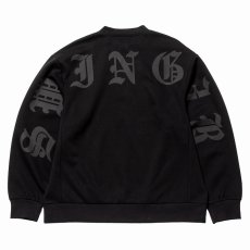 画像2: THE SWINGGGR / HALF ZIP SWEAT PULLOVER : BLACK (2)