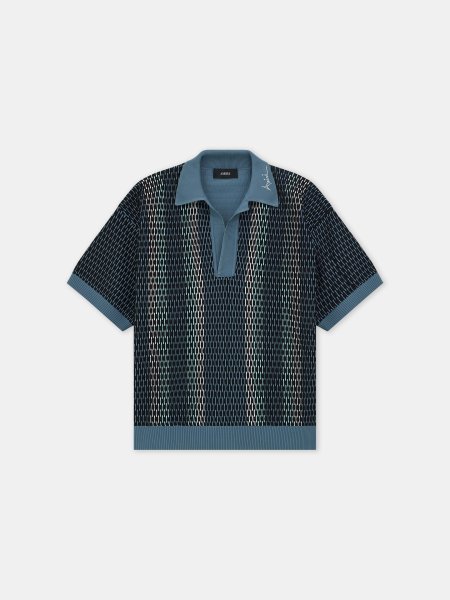 画像1: AMIRI STRIPED POLO (1)